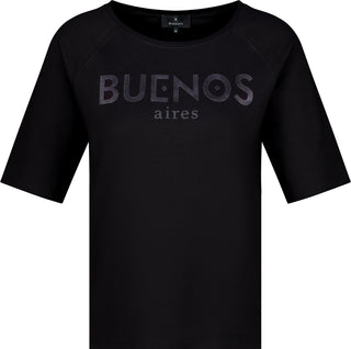 T-Shirt, schwarz