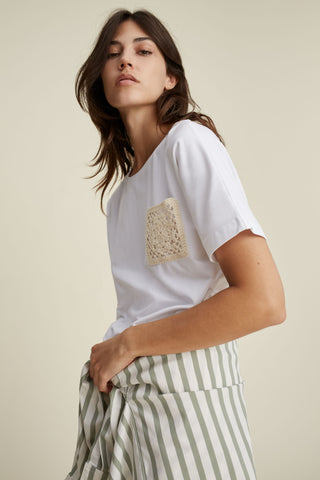 Longbluse Baumwollmischung