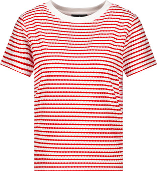 T-Shirt, red ringel