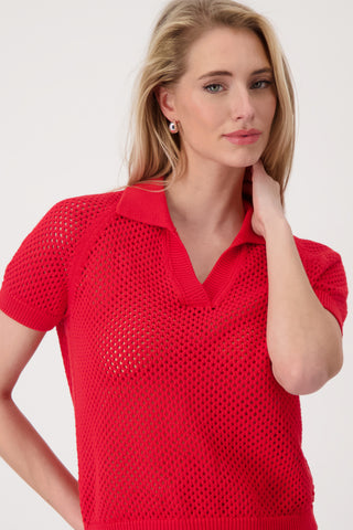 Pullover, red