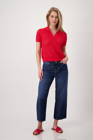 Pullover, red