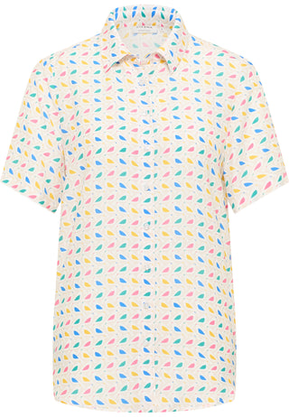Bluse Viskose Kurzarm