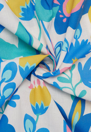 Bluse Leinwandgewebe 3/4-Arm