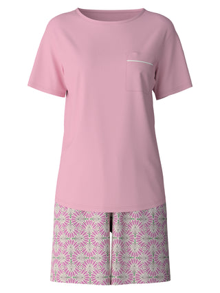 DAMEN Pyjama kurz, cherry blossom