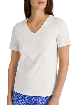 DAMEN Shirt kurzarm, star white