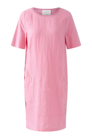 Kleid Leinen-Baumwollpatch