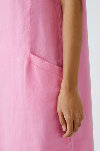 Kleid Leinen-Baumwollpatch