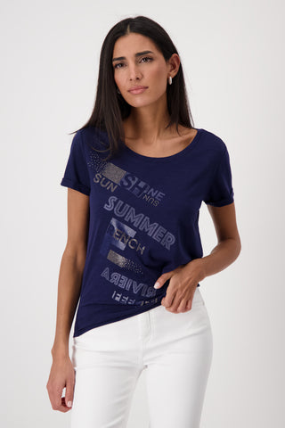 T-Shirt, navy blue