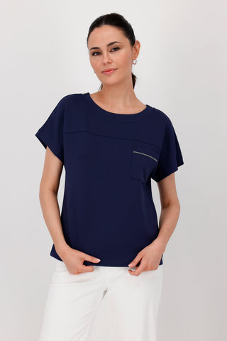 Sweatshirt, navy blue