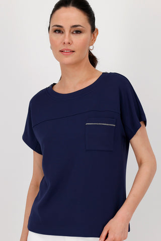 Sweatshirt, navy blue