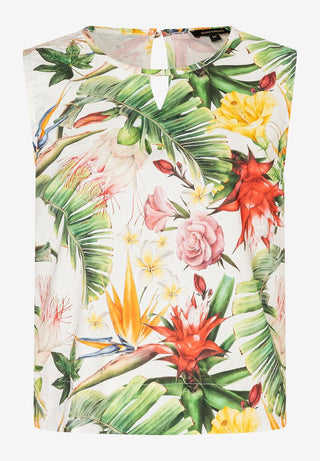 Blusentop  Flowerprint  Sommer-Kollektion