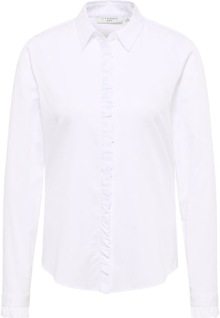 Satin Shirt Bluse Satingewebe Langarm