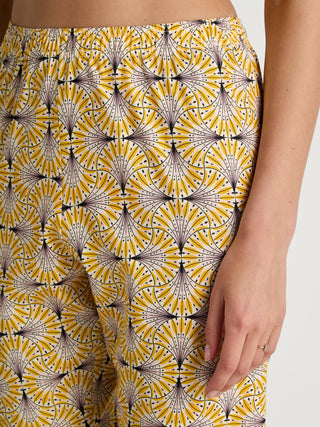 DAMEN Hose 3/4, ray flower yellow