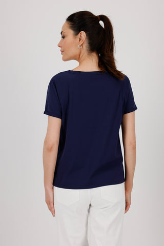 T-Shirt, navy blue