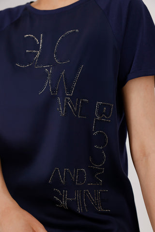 T-Shirt, navy blue
