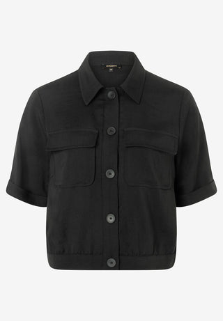 kurze Blusenjacke  schwarz  Sommer-Kollektion