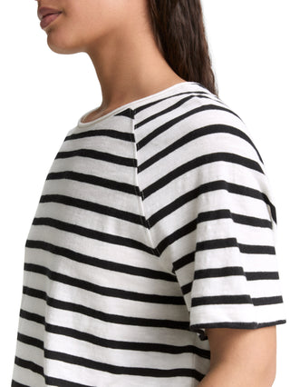 Raglan T-Shirt mit Streifenmuster