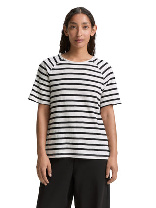 Raglan T-Shirt mit Streifenmuster