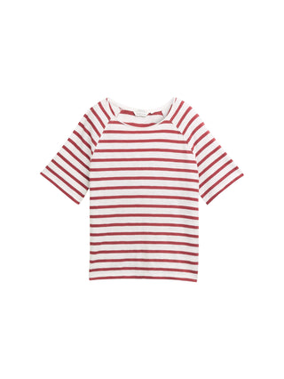 Raglan T-Shirt mit Streifenmuster
