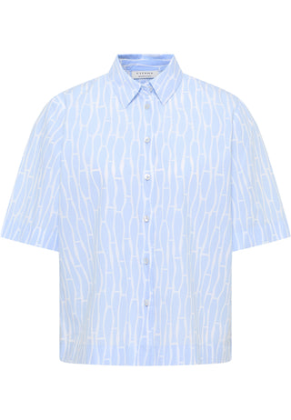 Bluse Popeline Kurzarm
