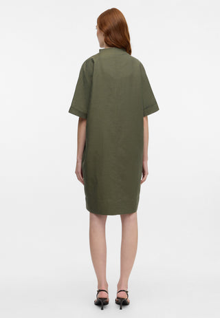 Linen Shirt Bluse Leinen Kurzarm