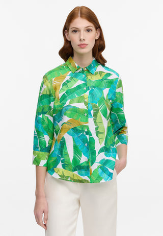 Linen Shirt Bluse Leinen 3/4-Arm