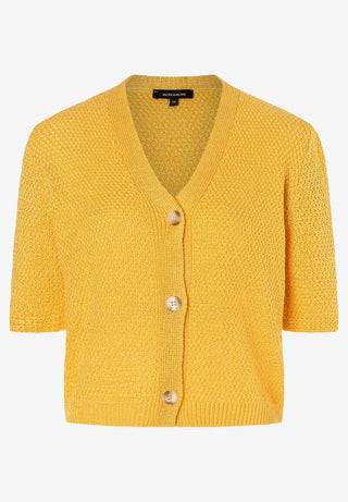 Kurzarm-Cardigan  sunset yellow  Sommer-Kollektion