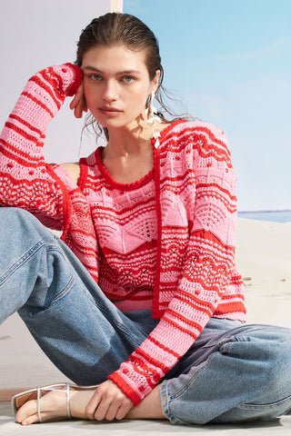 Strickjacke reine Baumwolle