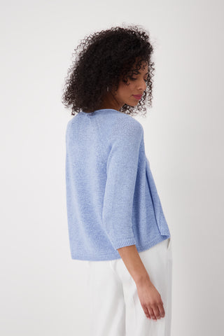 Strickjacke, blue sky