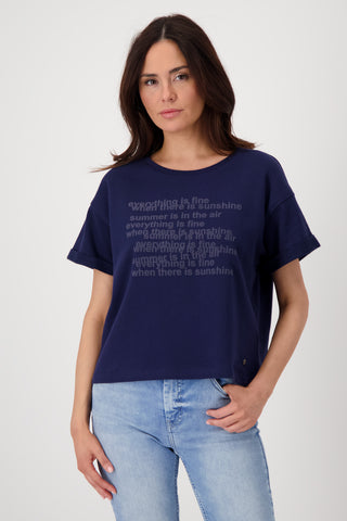 T-Shirt, navy blue