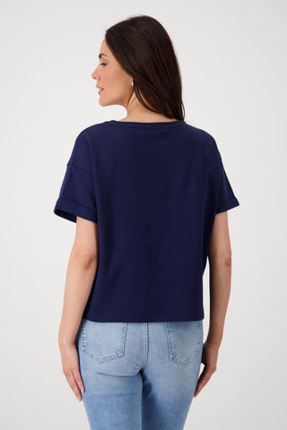 T-Shirt, navy blue