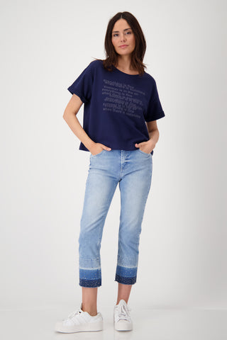 T-Shirt, navy blue