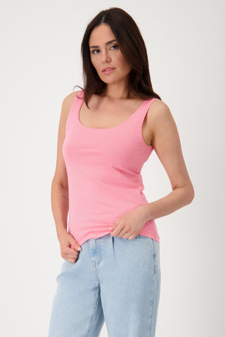 Top, coral pink