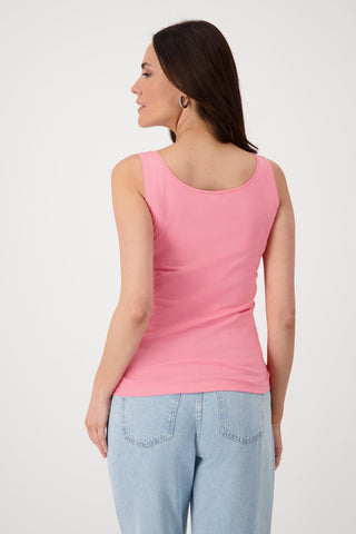 Top, coral pink