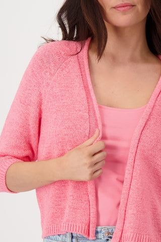 Strickjacke, coral pink