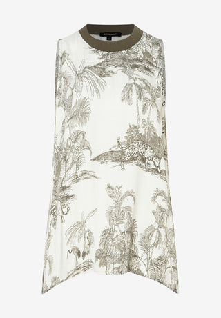 Blusentop  Dschungel-Print  Sommer-Kollektion