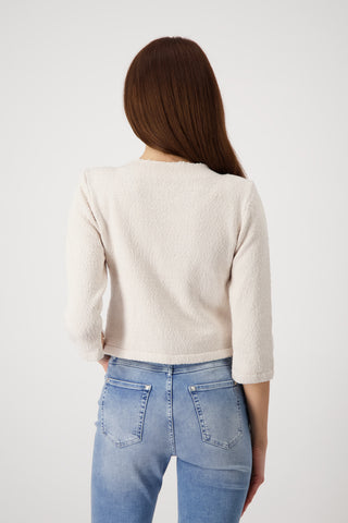Strickjacke, seashell