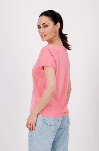 T-Shirt, coral pink