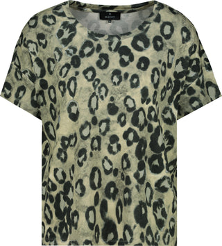 T-Shirt, bamboo gemustert