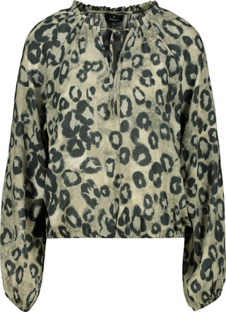 Bluse, bamboo gemustert
