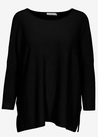 Poncho-Pullover, uni