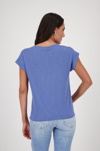 T-Shirt, denim blue