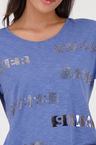 T-Shirt, denim blue