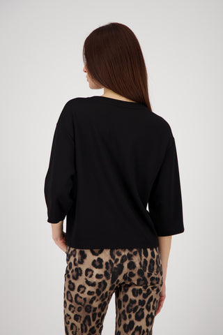 Sweatshirt, schwarz