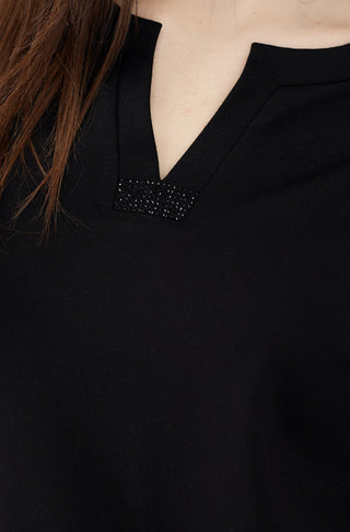 Sweatshirt, schwarz