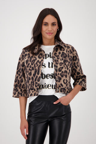 Jacke, cinnamon gemustert