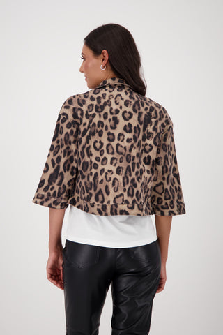 Jacke, cinnamon gemustert