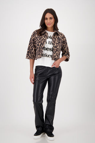 Jacke, cinnamon gemustert
