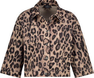 Jacke, cinnamon gemustert