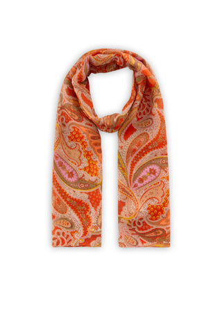 Schal aus recyceltem Polyester mit floralem Motiv